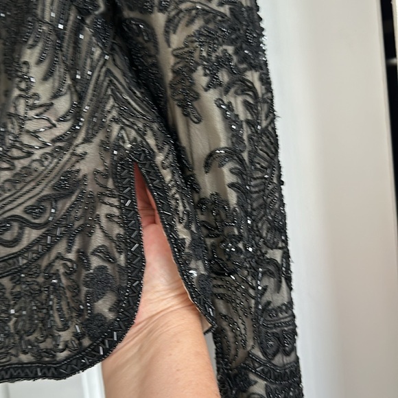 Vintage Adrianna Papell Beeaded Blazer S - Picture 8 of 10